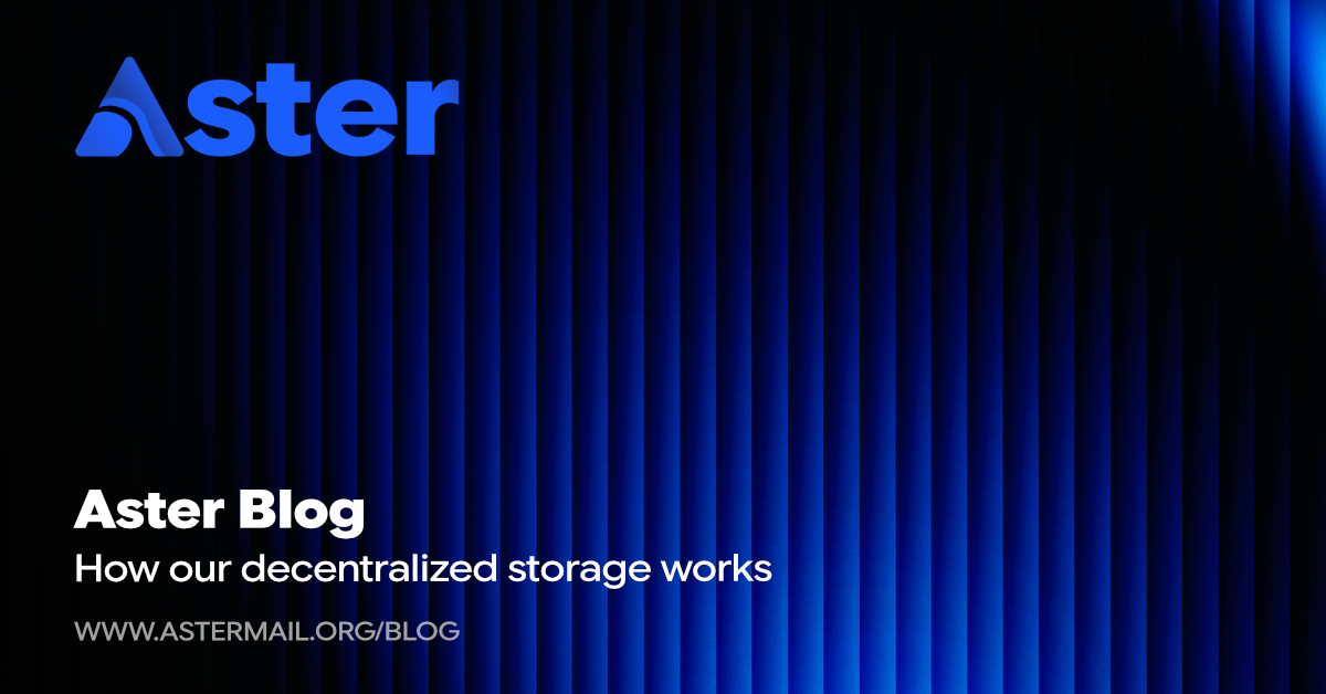 How our decentralized storage works
