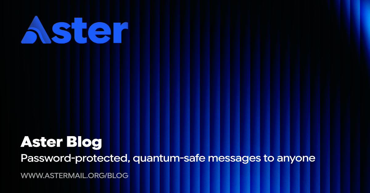 Password-protected, quantum-safe messages to anyone